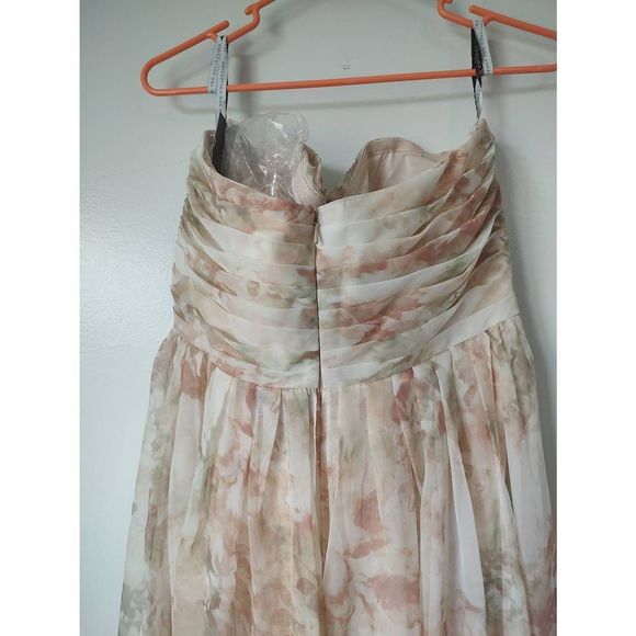 Jenny Yoo Nyla blush convertible A-line floor length dress size 14 NWT - Picture 7 of 15